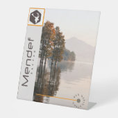 Pedestal Sign Reclamebord Met Voetstuk (Voorkant)