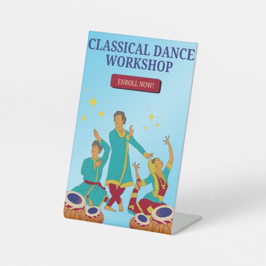 Pedestal Sign Reclamebord Met Voetstuk (Voorkant)