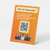 Pedestal Sign Reclamebord Met Voetstuk (Voorkant)