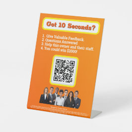 Pedestal Sign Reclamebord Met Voetstuk