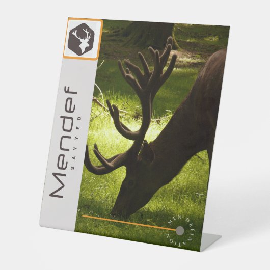 Pedestal Sign Reclamebord Met Voetstuk (Voorkant)