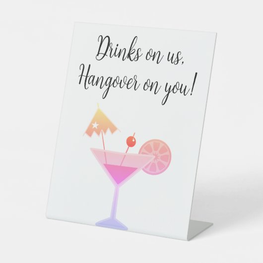 Pedestal Sign Reclamebord Met Voetstuk (Voorkant)