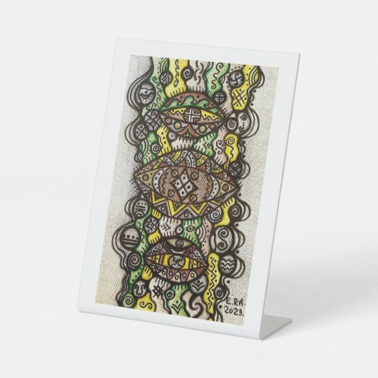 Pedestal Sign Reclamebord Met Voetstuk (Voorkant)