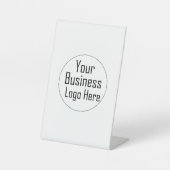 Pedestal Sign Reclamebord Met Voetstuk (Voorkant)