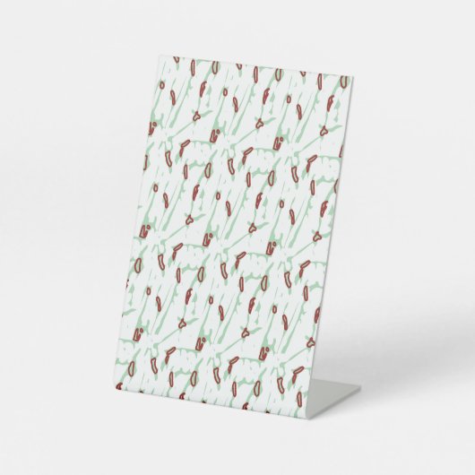 Pedestal Sign Reclamebord Met Voetstuk (Voorkant)