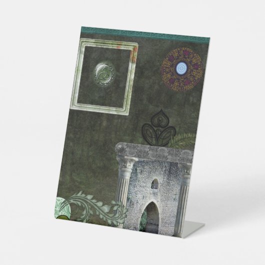 Pedestal Sign Reclamebord Met Voetstuk (Voorkant)