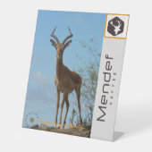 Pedestal Sign Reclamebord Met Voetstuk (Voorkant)