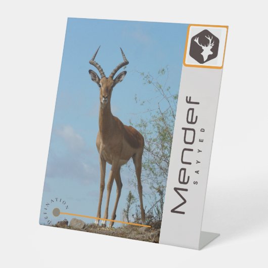 Pedestal Sign Reclamebord Met Voetstuk (Voorkant)