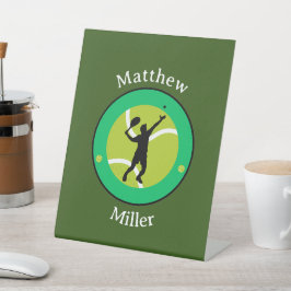 Pedestal Sign - Tennisser - Gepersonaliseerd Reclamebord Met Voetstuk