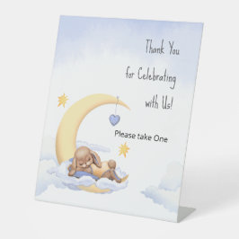 Pedestal Sign Thank You for Celebrating with Us! Reclamebord Met Voetstuk