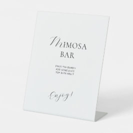 Pedestal Sign Vrijgezellenfeest in een elegante st Reclamebord Met Voetstuk