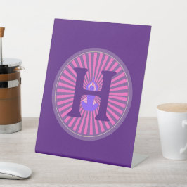 Pedestal Sign - Yoga Zen - Gepersonaliseerd Reclamebord Met Voetstuk