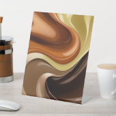 Pedestal teken in stijlvolle abstracte afbeelding reclamebord met voetstuk (Insitu)