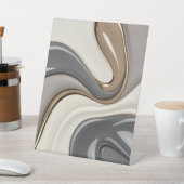 Pedestal teken in stijlvolle abstracte afbeelding reclamebord met voetstuk (Insitu)