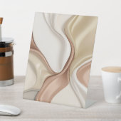 Pedestal teken in stijlvolle abstracte afbeelding reclamebord met voetstuk (Insitu)