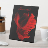 Pedestal teken voorbehouden reclamebord met voetstuk (Insitu)