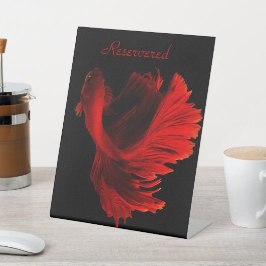 Pedestal teken voorbehouden reclamebord met voetstuk (Insitu)