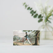 Pedestrian Hobbyhorse fiets Aangepast Visitekaartje (Staand voorkant)