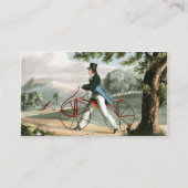 Pedestrian Hobbyhorse fiets Aangepast Visitekaartje (Voorkant)
