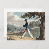 Pedestrian Hobbyhorse, from Ackermann's Repository Briefkaart (Voorkant / Achterkant)