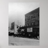 Pedestrians, fietsen en horrengroeven poster (Voorkant)