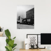 Pedestrians, fietsen en horrengroeven poster (Thuiskantoor)