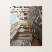 Pedestrische straat legpuzzel (Verticaal)