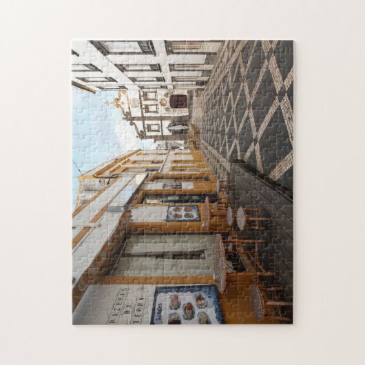 Pedestrische straat legpuzzel (Verticaal)
