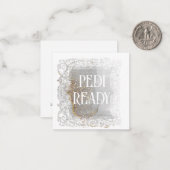 *~* PEDI KLAAR? AP63 Relatie Platte Nota Kaart Notitiekaartje (Voorkant / Achterkant in situ)