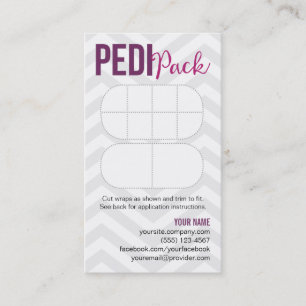 Pedi Pack Visitekaartjes