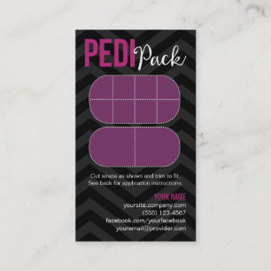 Pedi Pack Visitekaartjes