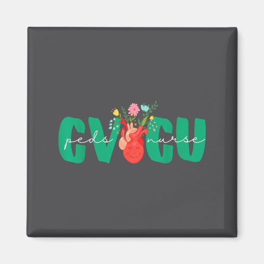 Pediatric Cvicu Nurse Cardiovascular Intensive Car Magneet (Voorkant)