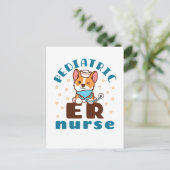Pediatric ER Nurse Briefkaart (Staand voorkant)