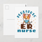 Pediatric ER Nurse Briefkaart (Voorkant / Achterkant)