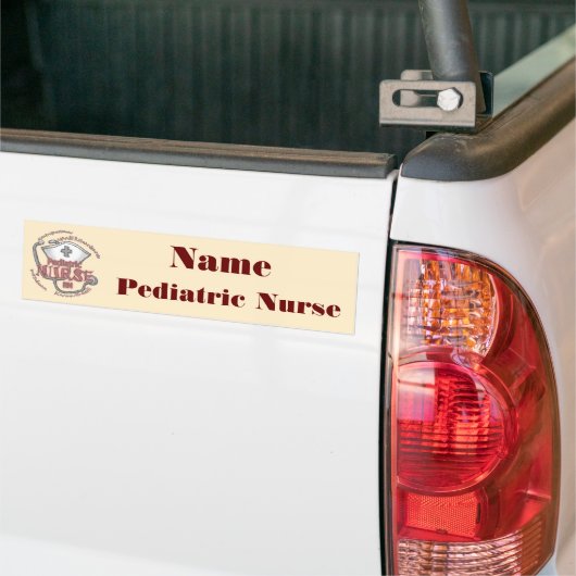 Pediatric Nurse Axiom Bumpersticker (Op Truck)