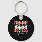 Pediatric Nurse Boo Boo Crew Ghost Nurse Halloween Sleutelhanger (Voorkant)
