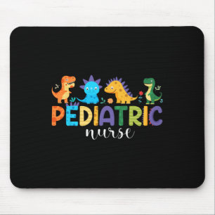 Pediatric Nurse Peds Nursing Dinosaur Waardering Muismat