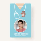 Pediatric Nurse Photo Badge (Voorkant)