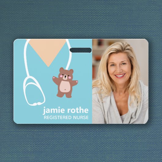 Pediatric Nurse Photo Badge