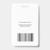 Pediatric Nurse Photo Logo Badge (Achterkant)