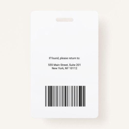 Pediatric Nurse Photo Logo Badge (Achterkant)