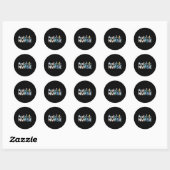 Pediatric Nurse Picu Ronde Sticker (Vel)