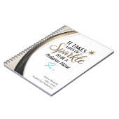Pediatric Nurse Sparkle Notitieboek – gepersonalis (Linkerzijde)