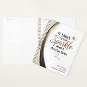 Pediatric Nurse Sparkle Planner – gepersonaliseerd (Display)