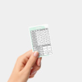 Pediatric Nurse Vital Signs Badge Buddy (Handheld)