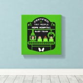 Pediatric Nurse Waardering geschenken Canvas Afdruk (Insitu (Houten vloer))