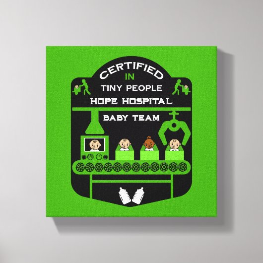 Pediatric Nurse Waardering geschenken Canvas Afdruk (Voorkant)