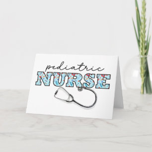 Pediatric Nurse Waardering op Nurses Day Kaart