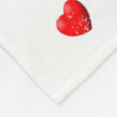 Pediatric Peds Nurse Valentines Day Love Heart Ste Fleece Deken (Hoek)