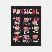 Pediatric Physical Therapy Pt Pta Happy Valentine' Fleece Deken (Voorkant)